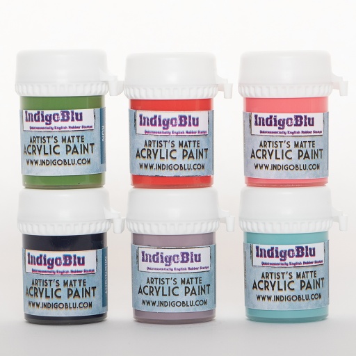 Artist's Matte Acrylic Paint Set - My Happy Place - (20ml x 6)